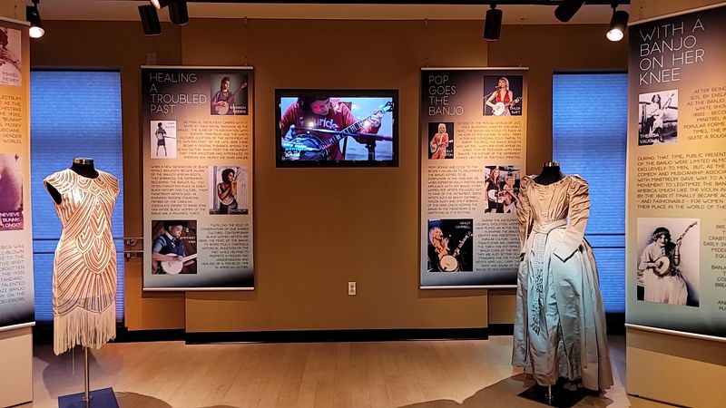 Over 300 Banjos Spanning Two Gallery Floors