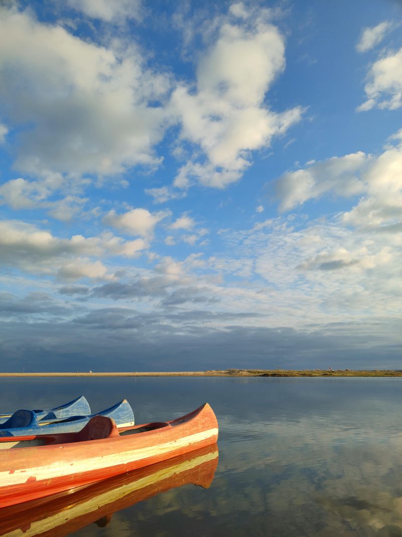 Paddling the Calm Waters Near Sand Lake Paddling the Calm Waters Near Sand Lake