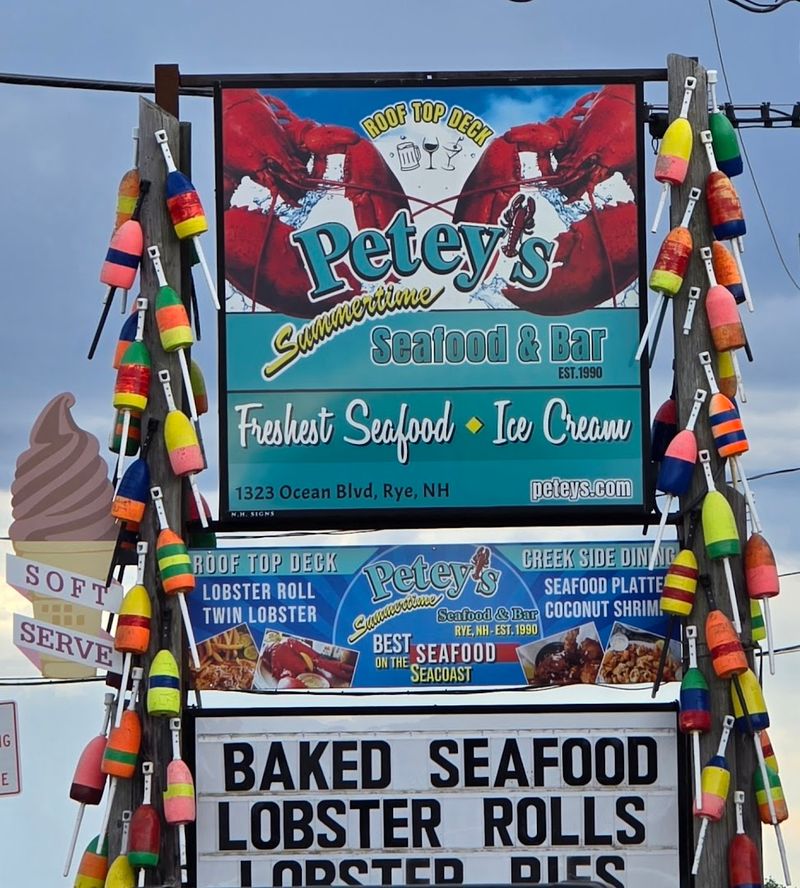Petey's Summertime Seafood, Rye