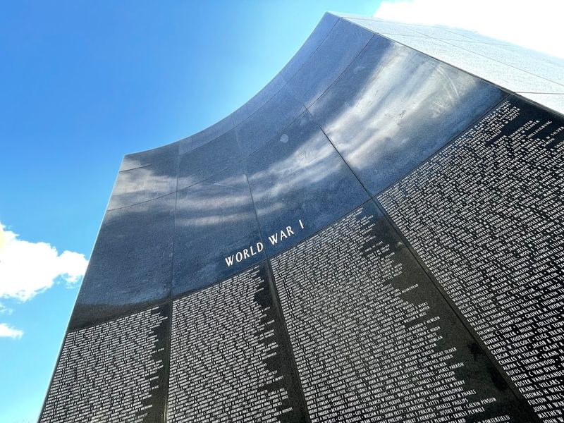 Polished Black Granite And Over 10,000 Names Polished Black Granite And Over 10,000 Names