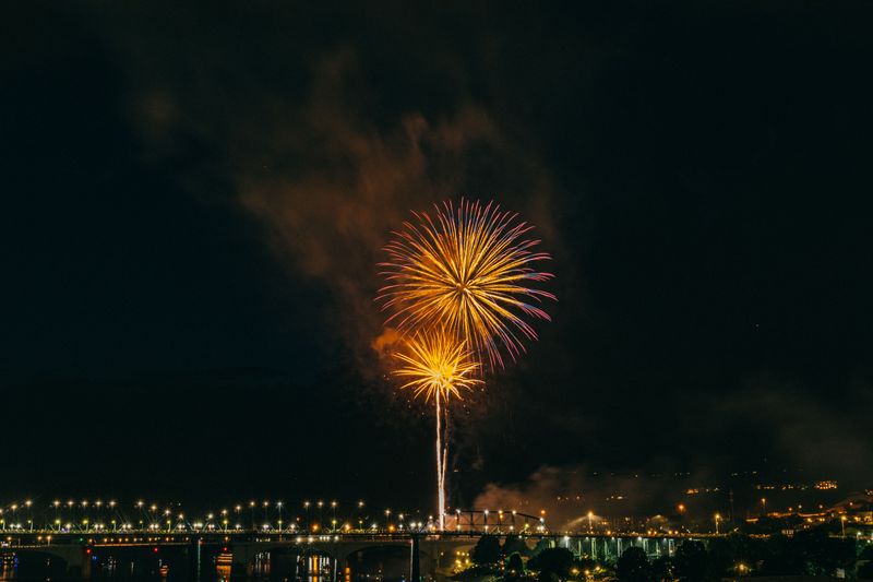 Portland Waterfront Fireworks, Portland, Oregon Portland Waterfront Fireworks, Portland, Oregon