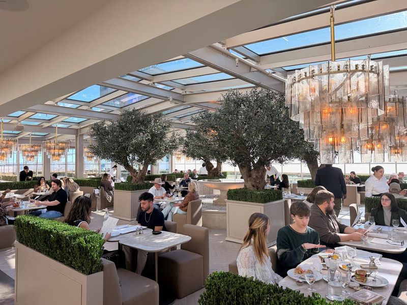 RH Rooftop Restaurant Feels Like Dining Inside a Dream