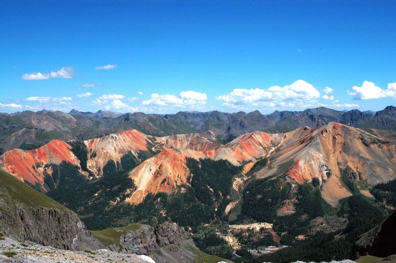 Red Mountain Pass On A Clear Day