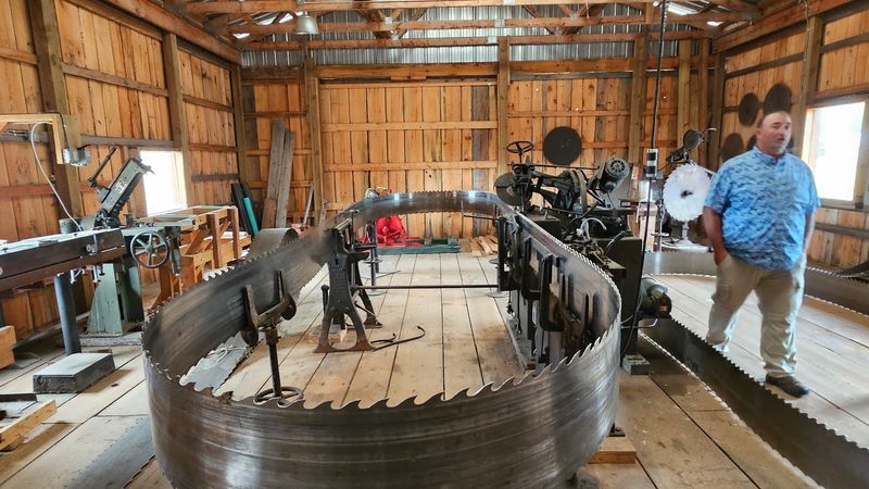 Sawmill Hill and the Steam-Powered Logging Band Saw