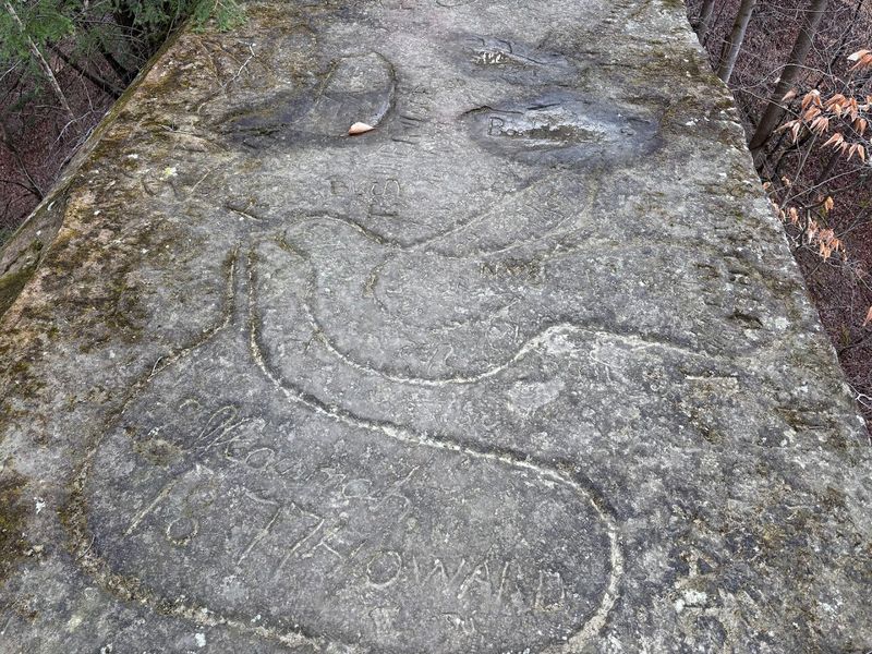 See Carvings Left By Real Pioneers See Carvings Left By Real Pioneers