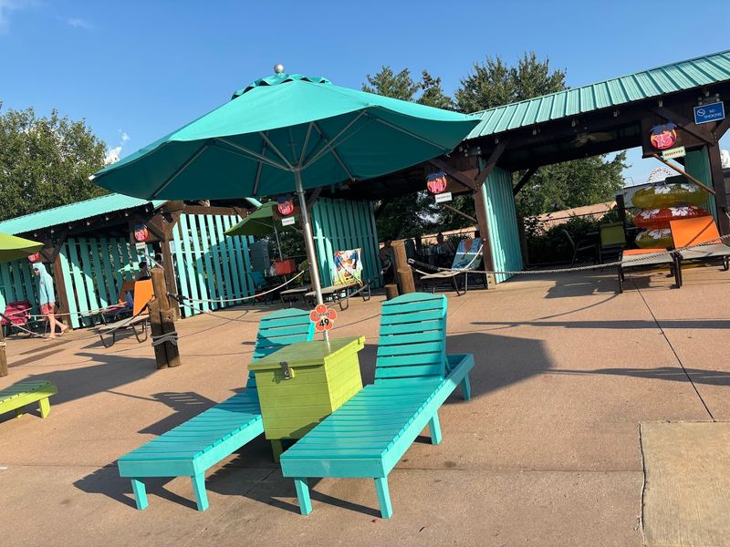 Shaded Cabanas and Lounge Areas Offer a Place to Recharge