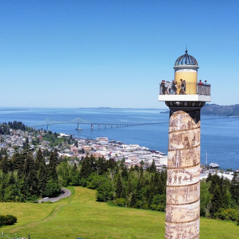 Spotting the Pacific Ocean and Coastal Mountains