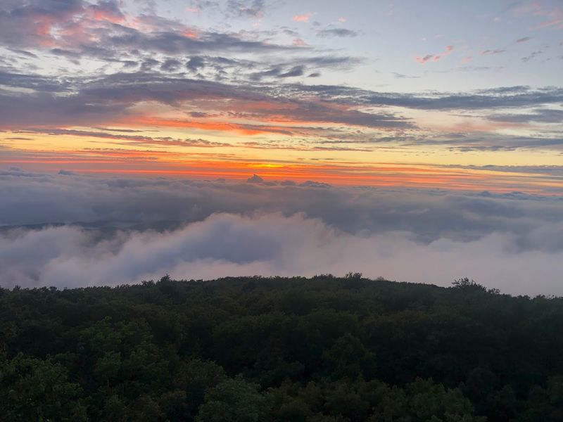Sunrise and Sunset at the Tower