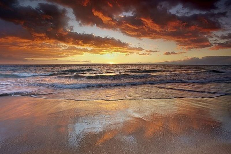 Sunset Views That Turn the Lava Gold