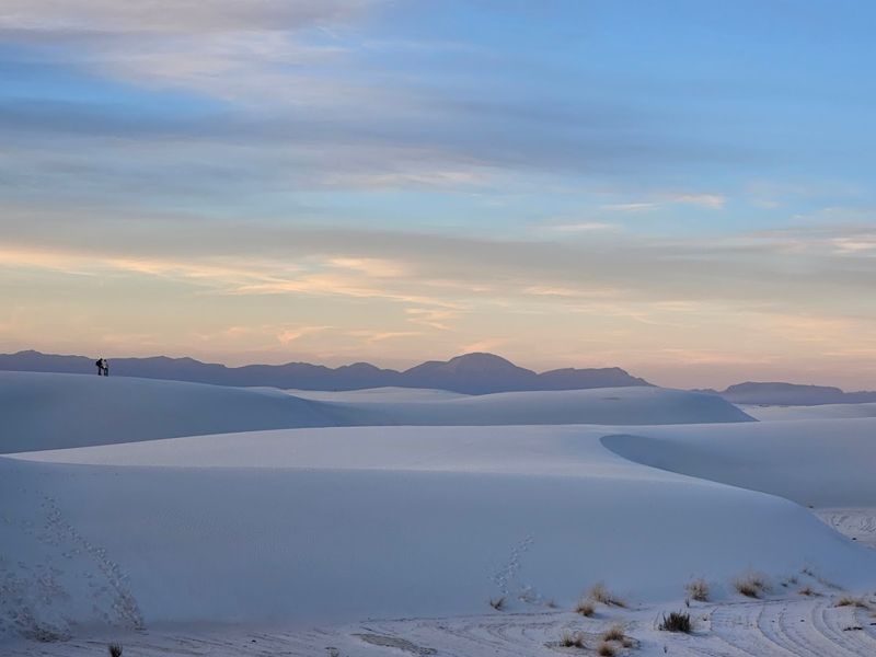Sunset at White Sands Is a Whole Different World