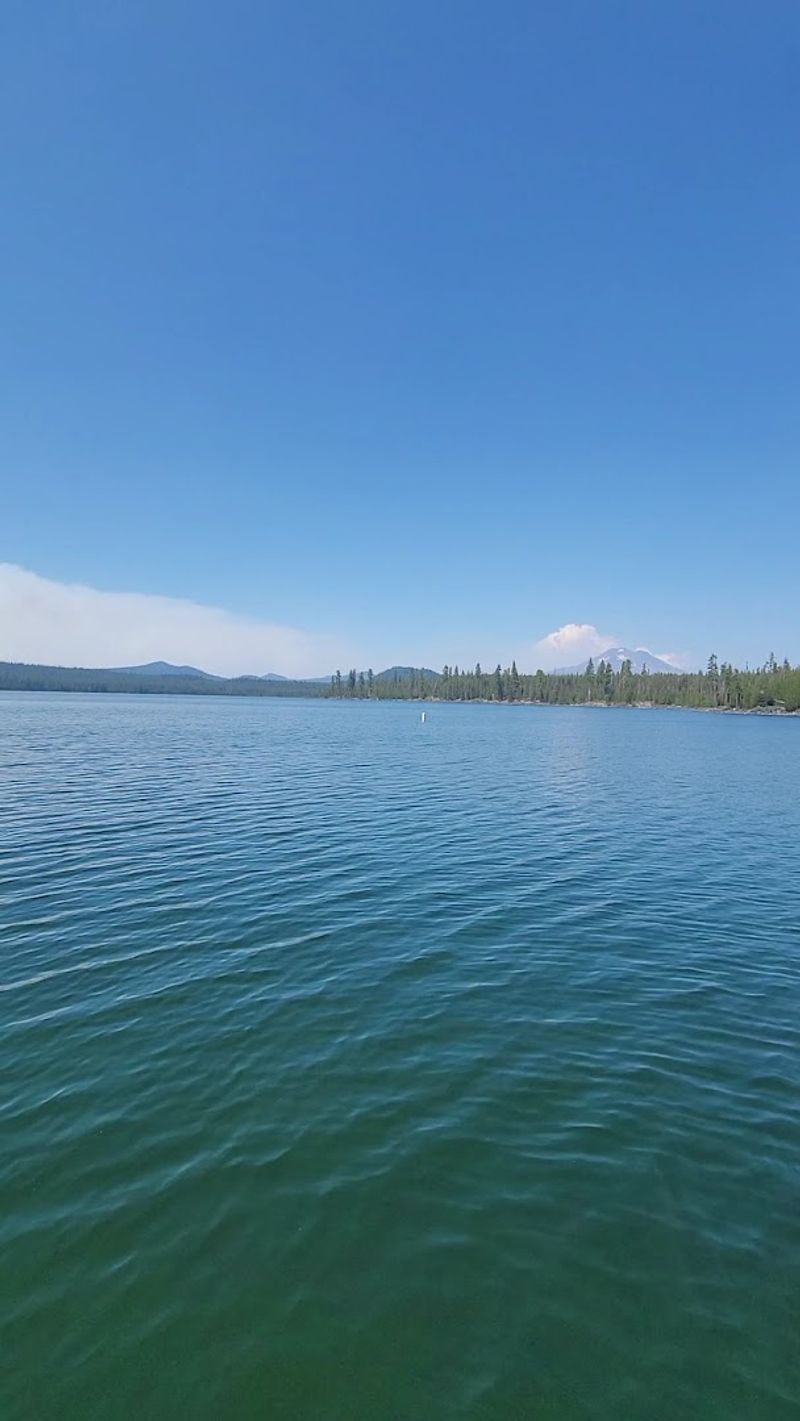 Swimming in a High Cascade Alpine Lake Swimming in a High Cascade Alpine Lake