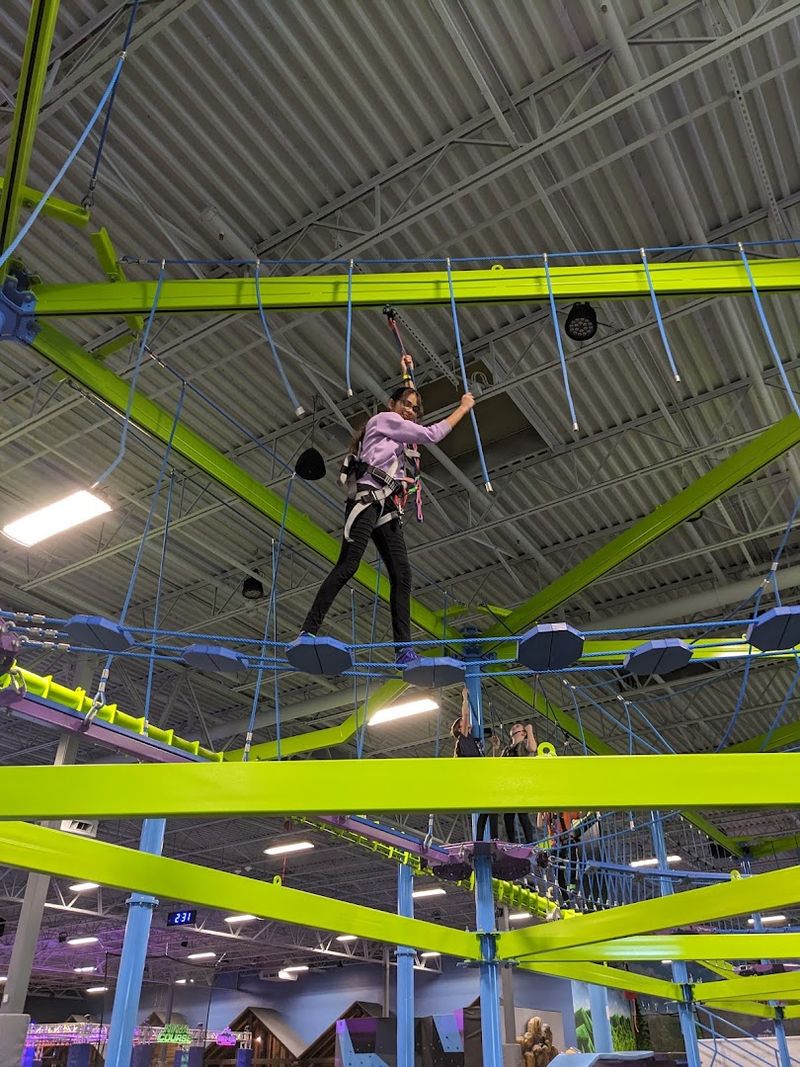 The 200-Foot Indoor Zipline That Will Absolutely Test Your Nerves The 200-Foot Indoor Zipline That Will Absolutely Test Your Nerves