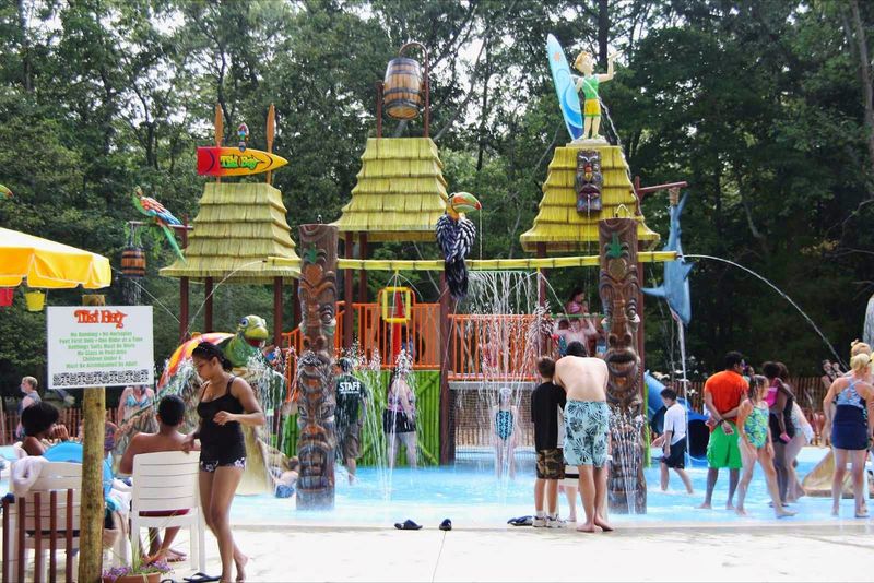 The Adventure Bound Express Train and Jump Pad
