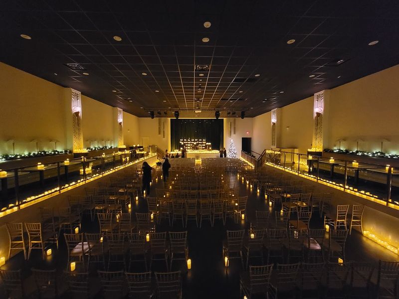 The Art Deco Atmosphere Sets the Mood Before the Music Starts