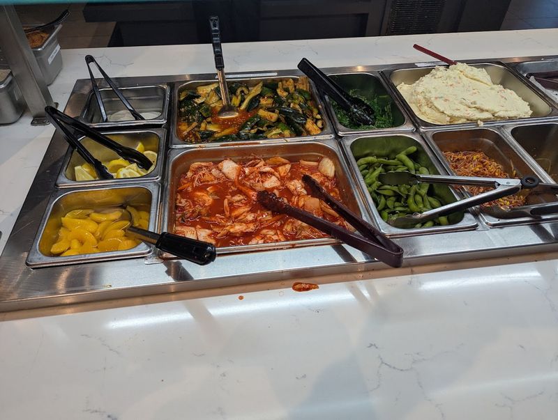 The Banchan Spread and Side Dish Station