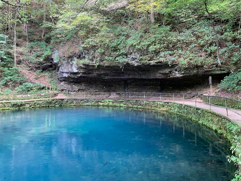 The Electric-Blue Spring Pool