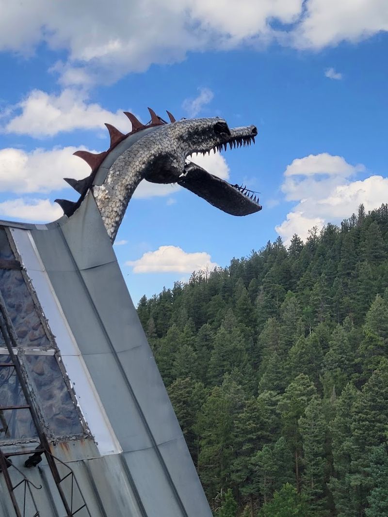 The Fire-Breathing Dragon Made from Hospital Trays