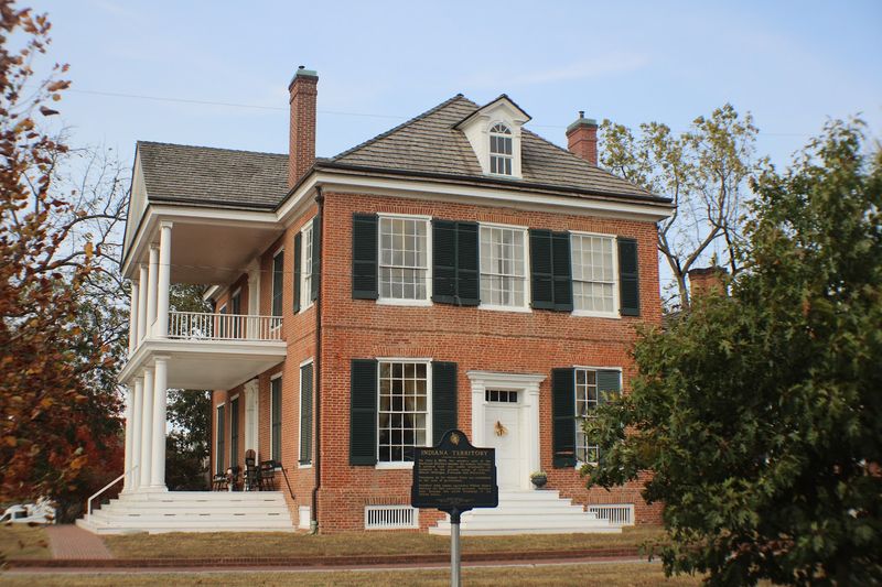 The First Brick Building in the Indiana Territory The First Brick Building in the Indiana Territory