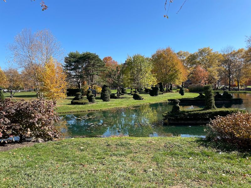 The First Look Across The Lawn