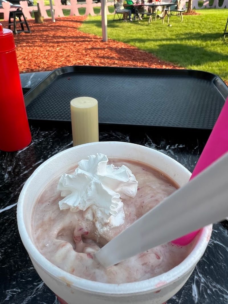 The First Sip of That Legendary Milkshake The First Sip of That Legendary Milkshake