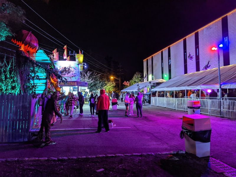 The Food Trucks and Midway Area Outside