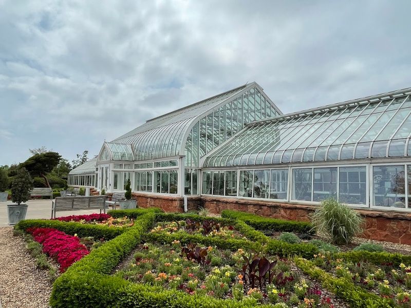 The Formal Rose Garden in Full Bloom