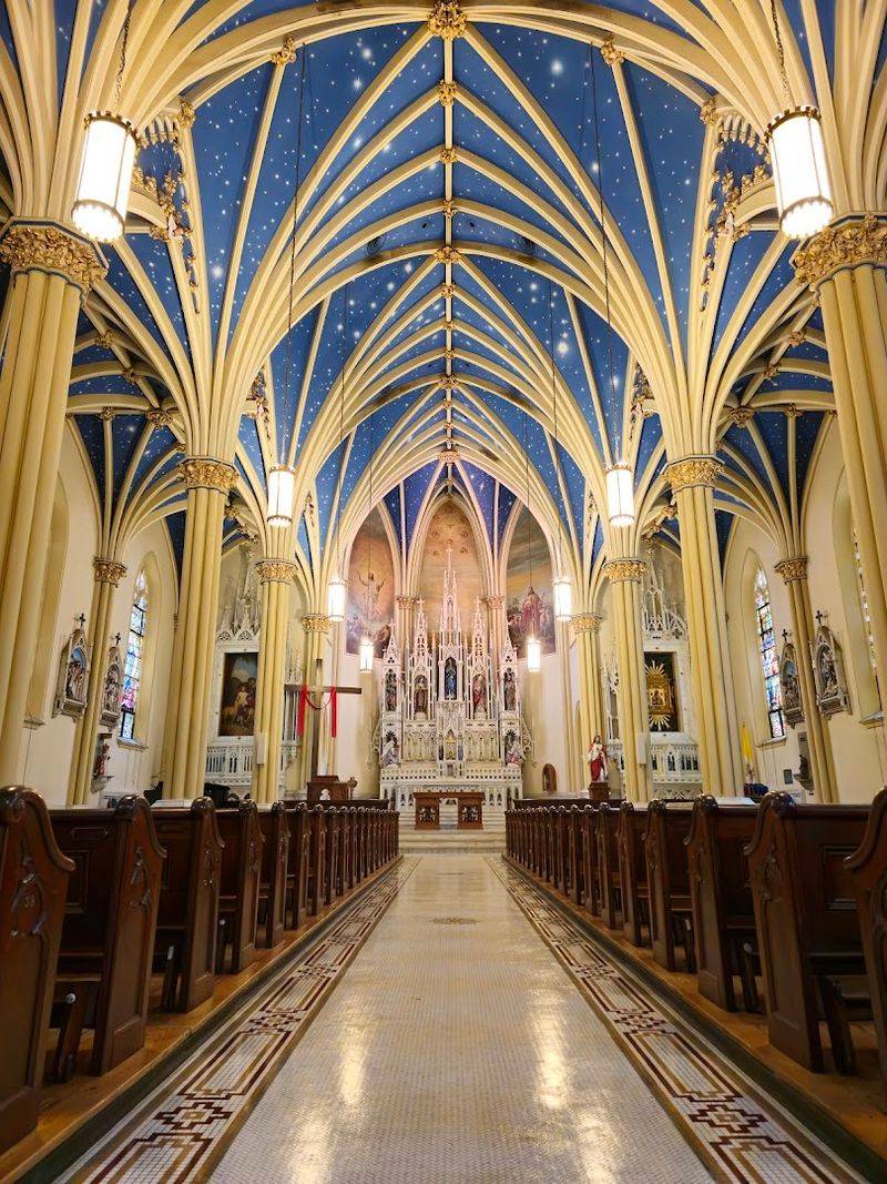 The Hand-Painted Altarpiece and the Art That Fills Every Corner