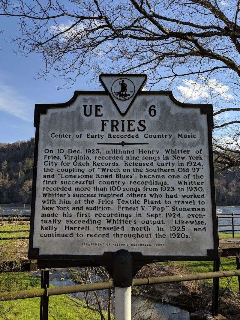 The Historic Fries Theatre and the Jam at the Dam
