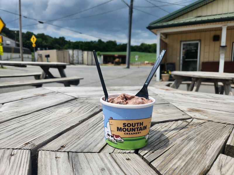 The Ice Cream Is Made From Milk That Grazed Right Outside The Ice Cream Is Made From Milk That Grazed Right Outside