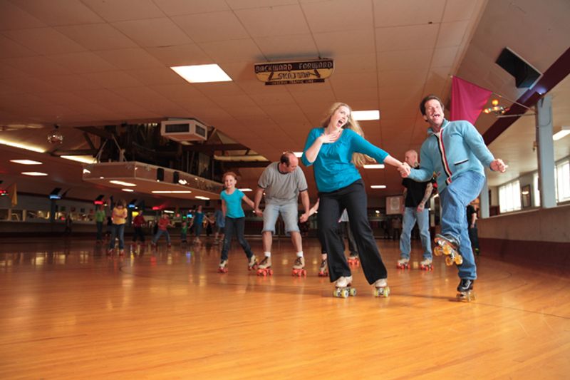 The Iconic Wooden Roller Skating Rink