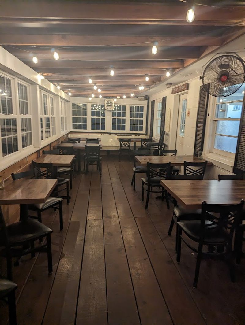 The Inside Heated Porch Is a Cozy Gem
