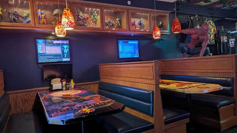 The Interior Is a Comic Book Museum That Also Happens to Serve Food