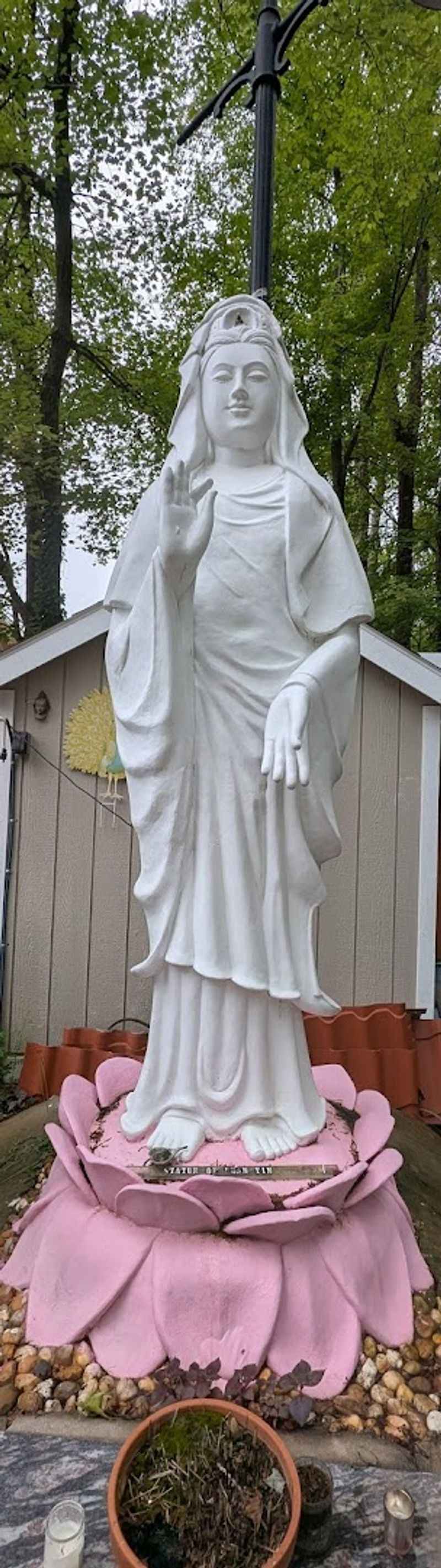 The Kuan Yin Statue and the Peace Garden