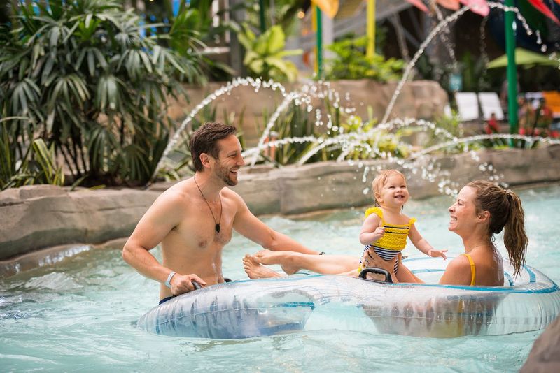 The Lazy River And Connected Pool