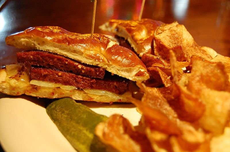 The Legendary Thick-Cut Fried Bologna Sandwich The Legendary Thick-Cut Fried Bologna Sandwich