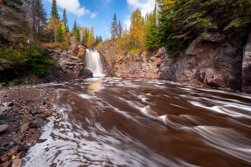 The Magical First Look at Fall River Waterfall