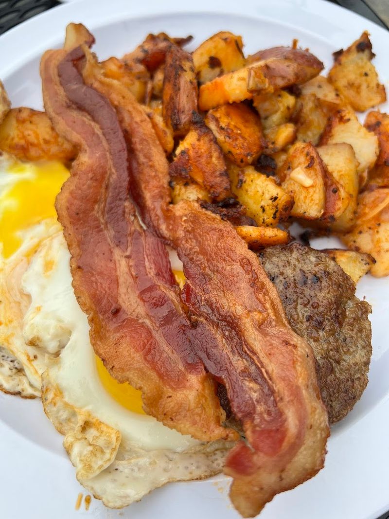 The Meat Lovers Omelet That Earns Its Name