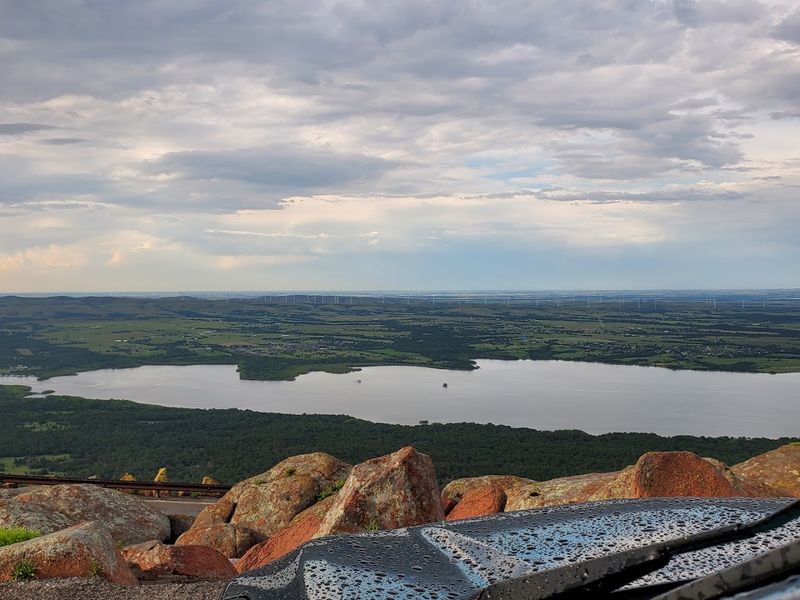 The Nearby Wichita Mountains Make the Setting Even More Dramatic