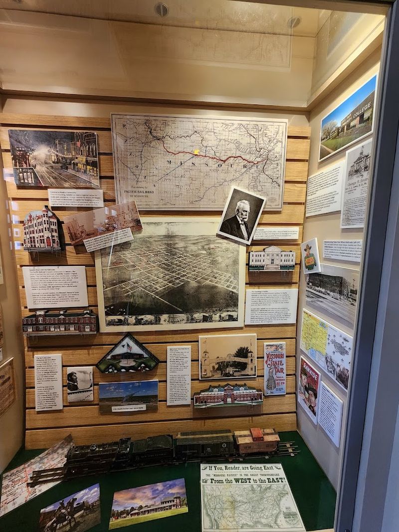 The Railroad History Exhibits Inside