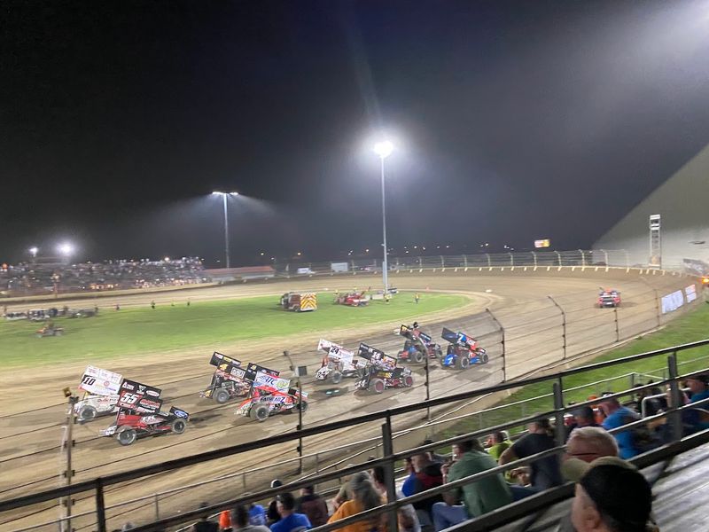 The Raw Thrill of a Quarter-Mile Semi-Banked Clay Oval