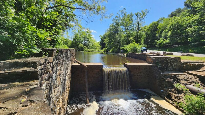 The Restored Mill Pond and Its Breathtaking Waterfall
