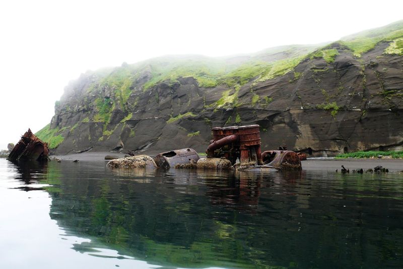 The Rusted Mini-Submarines Still Resting on the Shore