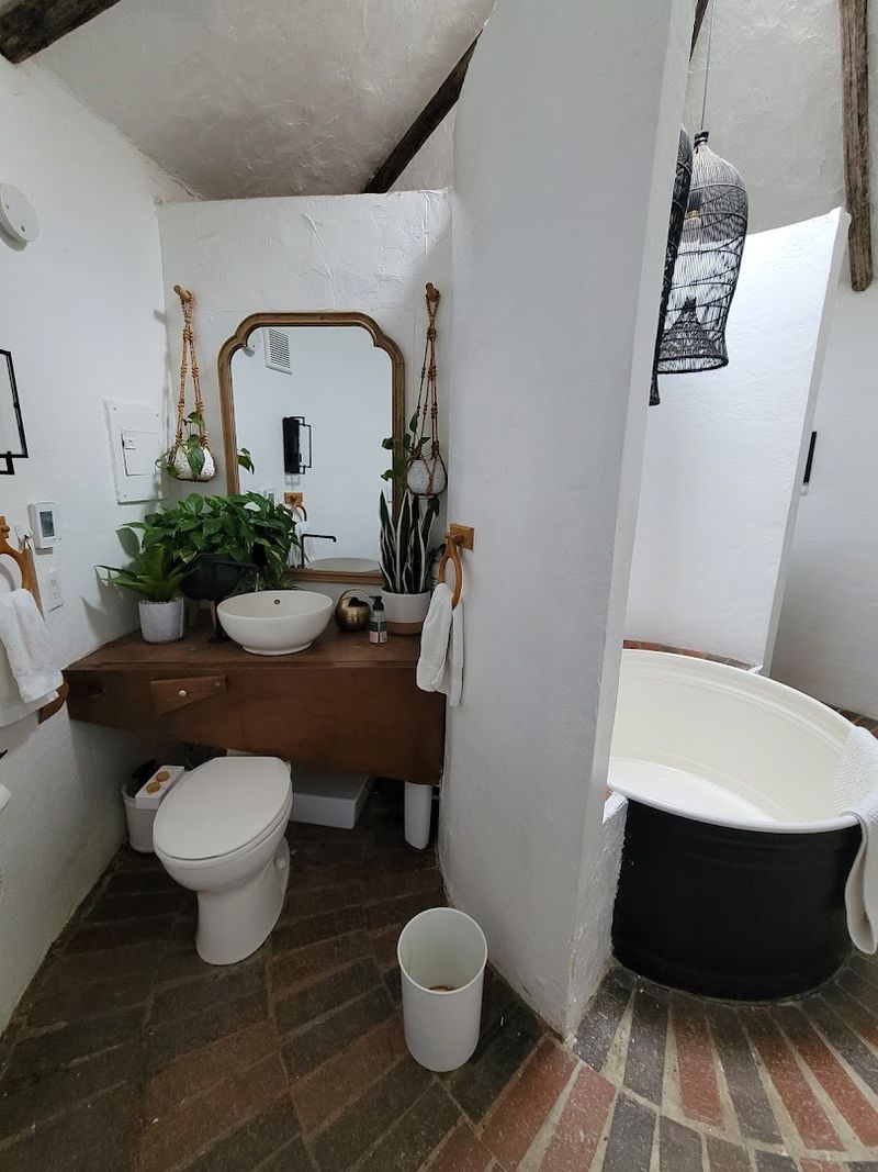 The Silo Bathroom That Guests Cannot Stop Talking About