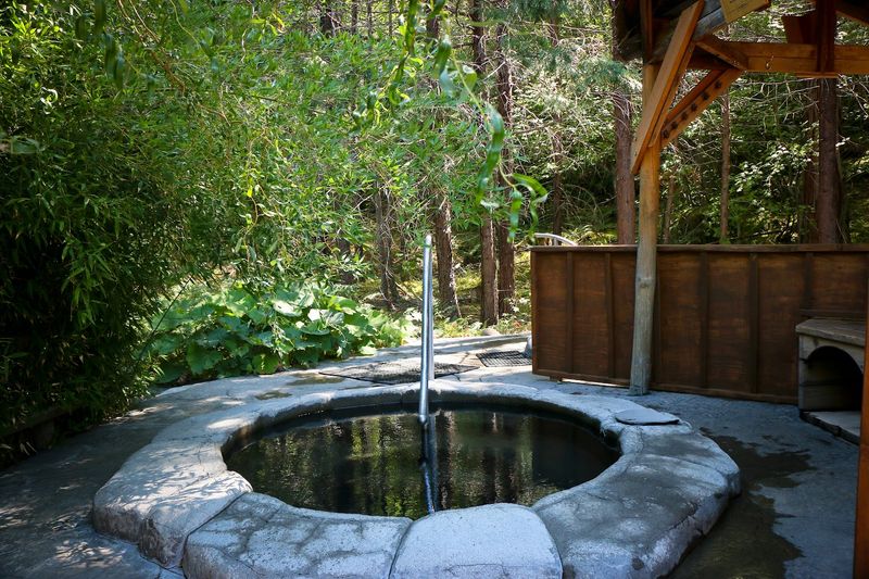 The Steam Sauna Built Directly Over a Hot Springs Creek
