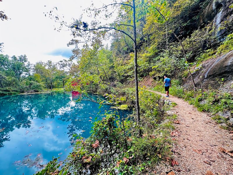 The Walking Trail Around the Spring