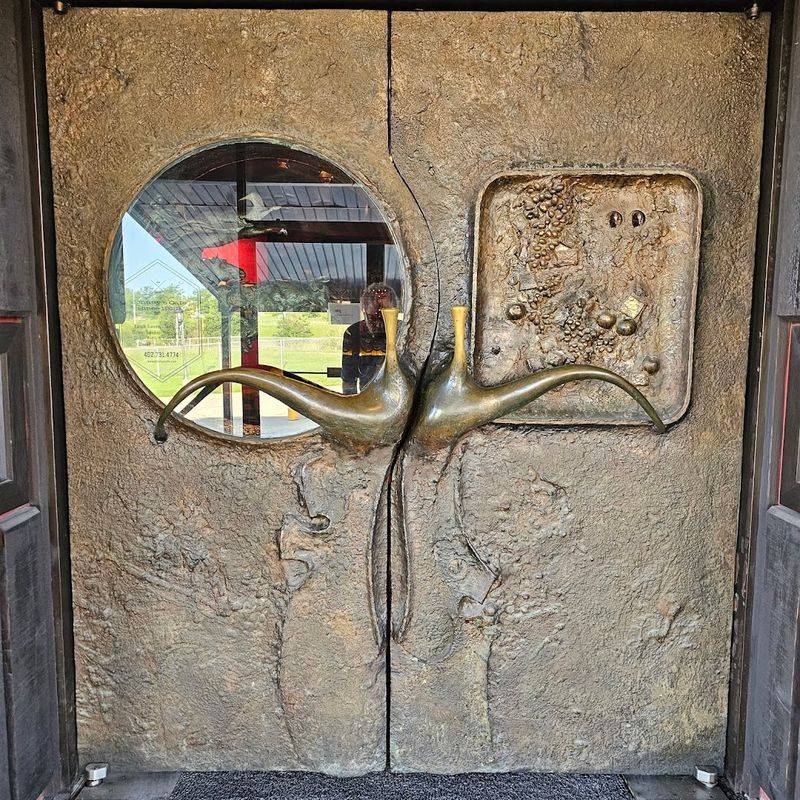 Those Brass Steer Horn Doors Deserve Their Own Moment