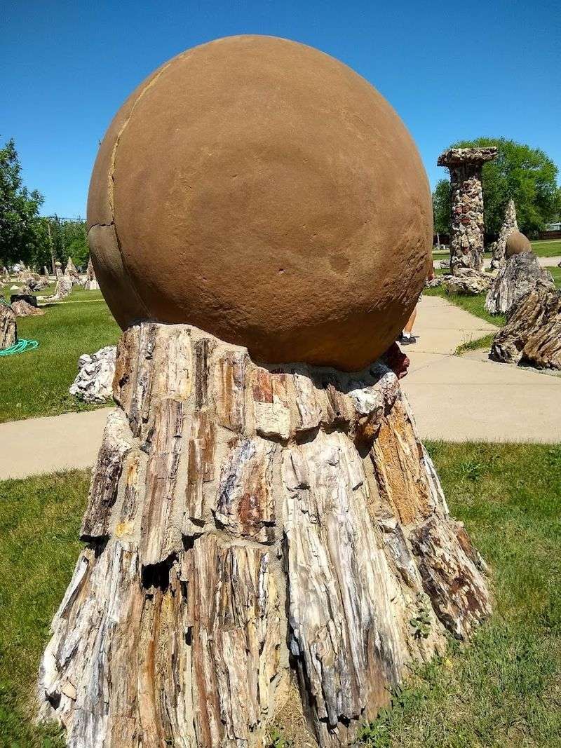 Tombstones and Unusual Sculptures Made from Ancient Wood