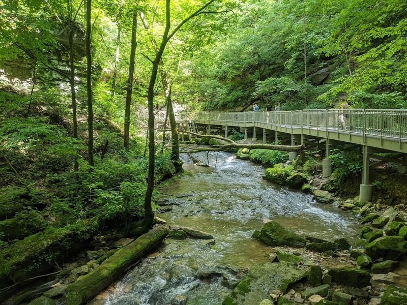Trail 2 (Stonecutter's Trail) at Spring Mill State Park Trail 2 (Stonecutter's Trail) at Spring Mill State Park