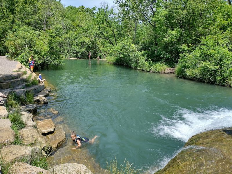 Travertine Creek Trail Along the Water