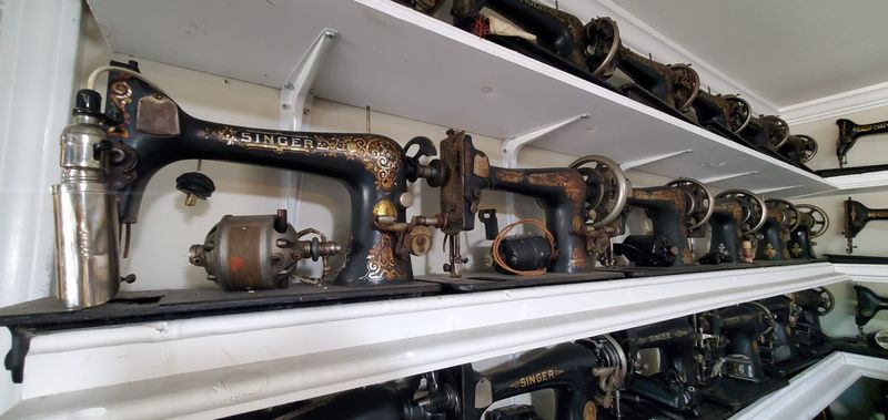 Treadle Machines, Hand-Cranks, and Industrial Giants All Under One Roof Treadle Machines, Hand-Cranks, and Industrial Giants All Under One Roof